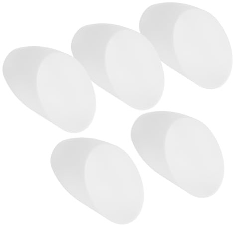 Yardwe Horse Lamp Shade 5pcs Lamp Shade Oblique Horseshoe Lampshade Replacement White Lamp Light Covers Ceiling Fan Globe Replacement for Led Floor Lamp Chandelier Ceiling Light 42mm