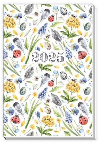 Trötsch Taschenkalender A6 Marienkäfer 2025: Wochenkalender