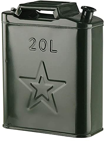 Tragbarer, dickerer Neuer 20-Liter-Metallkanister zur Lagerung von Kraftstoff, Benzin, Diesel, Öl, Motorrad, Kraftstoffbehälter, Diesel, Benzin, Öl, Wassertank, Benzin