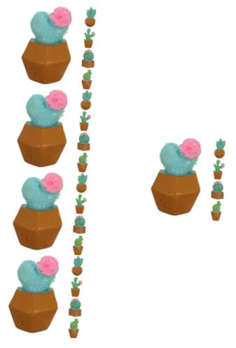 Cabilock 25 Pièces Aimant de réfrigérateur décor d'accents de Maison décor de réfrigérateur Goodies Noel aimants Tableaux Blancs Fourniture de réfrigérateur décor de Cactus