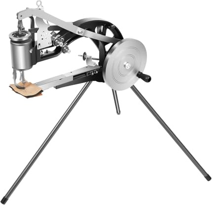 Schuhmaschine, Schuhmacher Sattle Spezial Nähmaschine 360° 3*Lange StäBe HandnäHmaschine - Schuster Schuh Reparatur Maschine Manuelle Schuster - für Lederschuhen, Reisetaschen