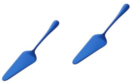 PRETYZOOM 2 Piezas De Pala para Hornear De Acero Inoxidable Pala para Pasteles Pala para Pizza Pala para Queso Herramienta para Cortar Pasteles Herramienta De Cocina Cubiertos