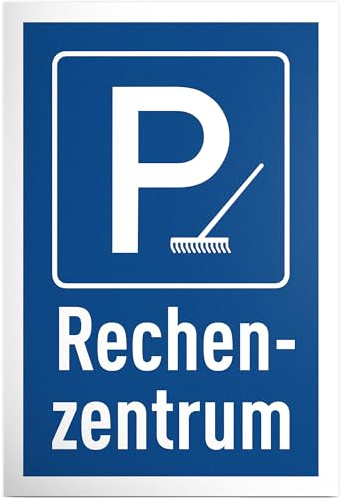 DankeDir! Rechenzentrum Infoschalter - 30 x 20 cm Schild Kunststoff - Lustiges Hinweisschild für IT-Abteilungen - Geschenkidee für Technikfans - Deko für Büro und Serverraum