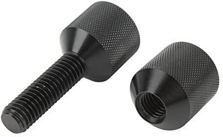 Funien Ensemble de Broches à Deux Trous en Aluminium, Goupille D'alignement de Connexion D'alignement de Tuyaux à 2 Trous pour les Grandes Machines de Bateau de Voiture,