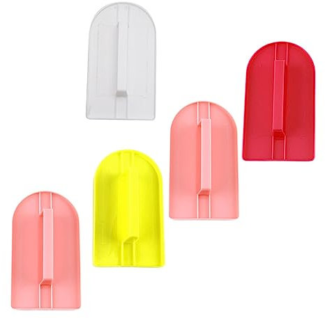 KICHOUSE 5 Pezzi appiattitore di Crema spatola per Dolci Raschietto per Torte Raschietto per glassa spatola per Decorare Torte Torta Fondente Mer Porta Crema con Manico spalmatore di Crema