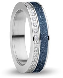BERING Damen Ring in glänzendem silber - Arctic Symphony Collection aus Edelstahl - Itter