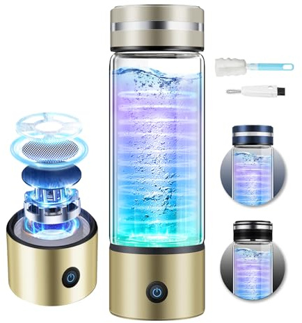 IUHFSIFS 5.0 Upgrade Hydrogen Water Bottle generator【NO.1 8-Hour Hydrogen Lock】 Hydrogen Water Bottle with TOP SPE PEM