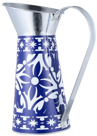 GARIOUANS Pot de Fleurs Vintage Antirouille Support Décoratif pour Plantes Dintérieur Seau Rétro pour Décoration Maison et Bureau