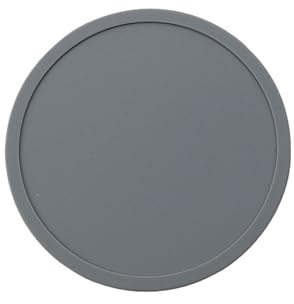 30 st halkfria underlägg, för kaffe- och tekoppar, cirkulär form, hushållsisoleringsunderlägg (mörkgrå, 0,3 x 10 cm)