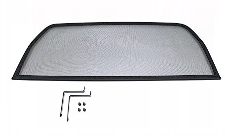 Tief-Tech Windschott für FIAT 124 Spider (1966-1985) - Schwarz | Windabweiser | Windblocker | Wind Deflector