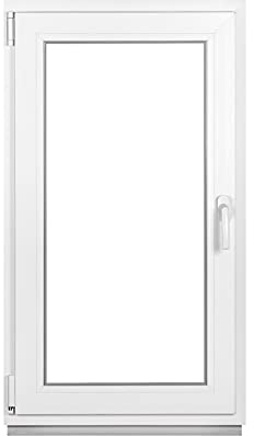 Framex Premium Kellerfenster - Kunststofffenster Weiß BxH 800 x 1200 mm - Garagenfenster/Gartenhaus Fenster BxH 80 x 120 cm 2-fach Verglast - Din Links-Funktion Dreh Kipp Fenster-Alle Größen