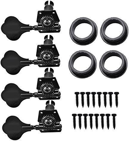 Alomejor 4R Gitarren Stimmwirbel Bassgitarre Open Tuner Zinklegierung ElectricTuning Keys Pegs Tuner Mechaniken E -Gitarrenzubehör