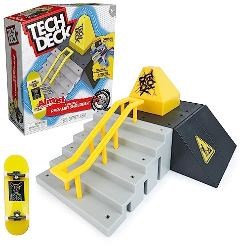 Tech Deck, X-Connect Starter-Set Rampenset mit authentischem Fingerboard und Zubehör (Sortierung, Zufallsauswahl)