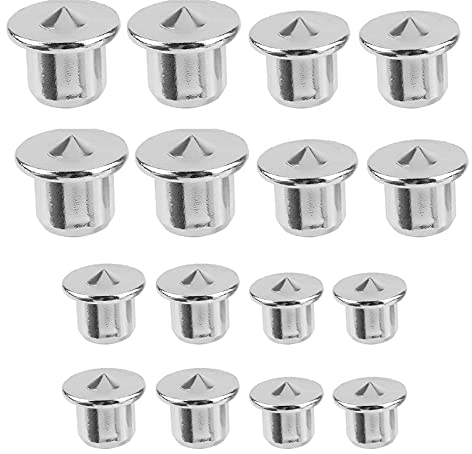 16 Pcs Dowel Pin Center Dowel Centre Point Set, Woodworking Alignment Tool Points Marker Drill Center Stainless Steel for Woodwork Drill Tools, 6/8/10/12mm
