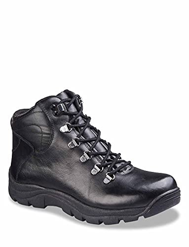 Pegasus Men's Leather Waterproof Wide Fit Lace Hiker Boot