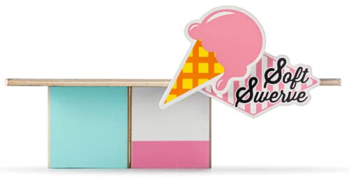 CANDYCAR® Collection en bois moulé sous pression – Cabane à crème glacée, jouet en bois de hêtre de qualité supérieure fabriqué à la main