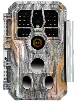 Folgtek Caméra de Chasse 48MP 1296P avec Vision Nocturne, 120° Grand Angle, 0,1sec Vitesse de Détection IP66 Étanche Caméra Piège pour la Surveillance de la Ferme et la Faune
