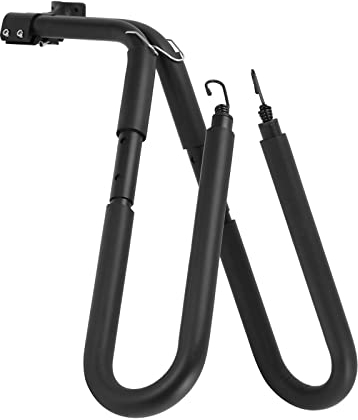 Shortboard-Fahrrad-Surfboard-Gepäckträger, kompatibel mit Shortboard, Surfboard, Snowboard, Surfboard, Fahrradhalterung, Surfboard, Fahrradhalterung (schwarz)