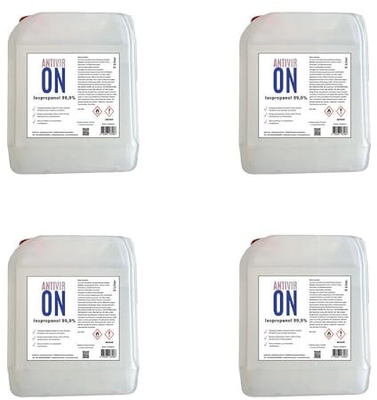 20L 4x5L Isopropanol Isopropylalkohol 99,9% IPA Entfetter Antiviron Entferner