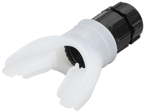 Tragbarer Atemtrainer, Verstellbarer Inhalationsmuskeltrainer, Verbessert die Lungenkapazität, Fitness-Trainingsgerät (WHITE)