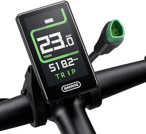 BAFANG Ebike Display pour M620, M600, M560, M510, M420 Moteur, E-Bike Display Bike Computer mit 0-5/0-9 Pas Can Protocol