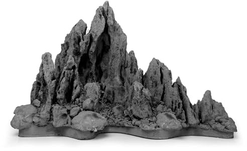FZONE Rochers d’Aquarium pour aquascaping, Roche Seiryu en résine pour décoration d’Aquarium