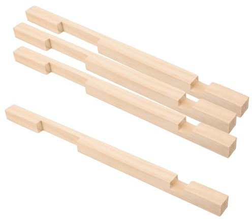 YARNOW 4 Stück Hölzerner Bienenstock Eingangsverkleinerer Für Imkerei Belüfteter Bienenkasten Eingangsschutz Robustes Holz Wind Und Temperaturschutz Für Honigproduktion