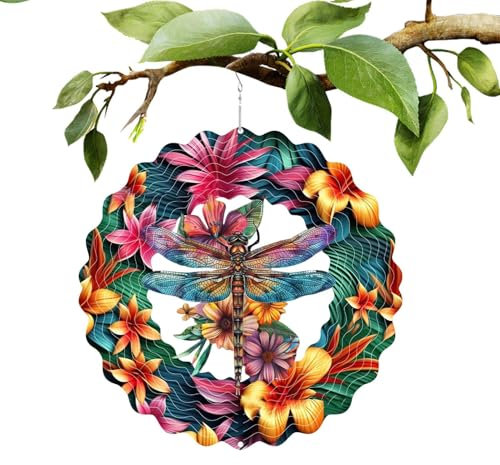 Tiajingzi Éolienne d'extérieur à Suspendre pour Jardin, décoration de Cour, décoration de Maison, Patio, pour Femme, Maman, Grand-mère, épouse, Anniversaire, Vacances