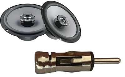 Hertz X 165 – Coppia di altoparlanti coassiali 2 vie da 165 mm, 110W di potenza di picco, cono in polipropilene e tweeter in PEI + supporti in mdf 165mm universali