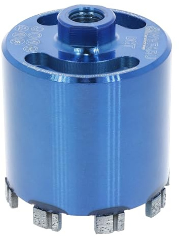 Diamant Dosensenker 82 mm Staubabsaugung M16 Verteilerbox – WEFARU DKT | Kernbohrmaschine Unterputzdose Beton staubfrei 8 Segmente