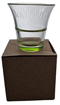 SET 6 TAZZINE CAFFE' BORBONE IN VETRO