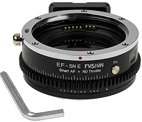 Vizelex FUSION ND Throttle Smart Adapter Mark II Compatible with Canon EF Full Frame Lenses on Sony E-Mount Cameras