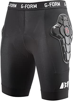 G-Form Pro-X3 Bike Liner - Mountain Bike Sports Shorts - Black, Adult Large
