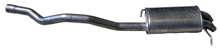 IZAWIT 23.112 Endschalldämpfer ohne Anbauteile Hinten Kompatibel mit VW Transporter T5 Bus 7HB, 7HJ, 7EB, 7EJ, 7EF, 7EG, 7HF, 7EC 7H0253609AJ