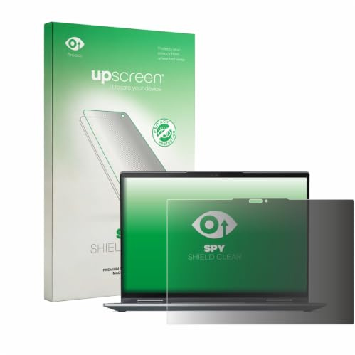 upscreen Blickschutzfolie für Lenovo ThinkPad X1 Yoga Gen 7 | Anti-Spy Displayschutz Made in Germany Privacy Screen Protector Sichtschutz Blaulichtfilter Klare Folie