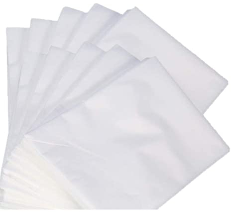 DSTOCK60-100 Carrés de soin non tissés lisses 30x30 cm - Carrés d'essuyage blancs ultra doux pour la toilette des bébés, des patients - Carré de soins non stériles