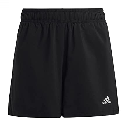 adidas Unisex Kinder Essentials Small Logo Chelsea Shorts, Black/White, 9-10 Years