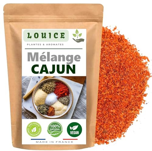 Mix di Spezie Cajun Biologiche 100g - Mix di Spezie Piccanti per una Cucina Creola Gustosa - Condimento Salutare con la Tradizionale Miscela di Spezie Cajun per Piatti Indimenticabili