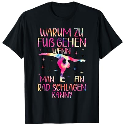 Akrobatik Gymnastik Turnerin Turnen Bodenturnen T-Shirt