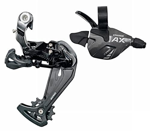 WANGZEYU Schaltwerk 1x11 Speed ​​Trigger Shifter + Schaltwerk for MTB Fahrrad Schaltwerk