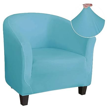 Mswborml Modern Hussen für Clubsessel Cocktailsessel Ohne Armlehne, Stretch Sesselbezug Clubsessel Sesselschoner Elastisch Sesselüberwurf Clubsessel Husse Elastisch, I
