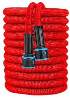 Gartenschlauch, erweiterbarer Gartenschlauch, Wasserschlauch, flexibler Wasserschlauch, Autowaschschlauch, Wasserpistole, Gartensprüher, Gartenbewässerungsschlauch, Bewässerungswerkzeuge (nur rotes
