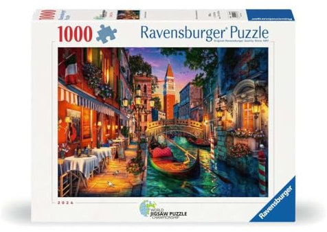 Ravensburger - Puzzle 1000 Pezzi WJPC Venice​​ | Puzzle Per Adulti E Bambini Con Una Misura Di 70x50 Cm | Regalo Per Adulti E Bambini Da 14 Anni E Più