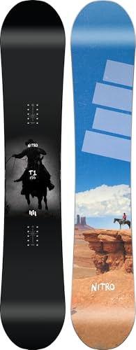 Nitro Snowboards Herren T1 BRD & T1 Wide BRD ´25, Freestyleboard, Twin, Cam-Out Camber, Park