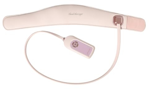 Elektrischer Luftdruck Airbag Kopfmassagegerät Hot Compress Massage Stirnband mit Bluetooth Musik, für Stress Entspannen Guten Schlaf und Haarwachstum