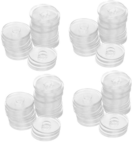 TOPPERFUN 200piezas Juntas Transparentes Para Tornillos Arandelas Planas Multiusos Para Reemplazo De Gaskets Compatibles Accesorios Puertas De Ducha