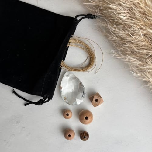 DIY Bastelset Sonnenfänger Lichtfänger Fensterdeko Verschiedene Holzperlen