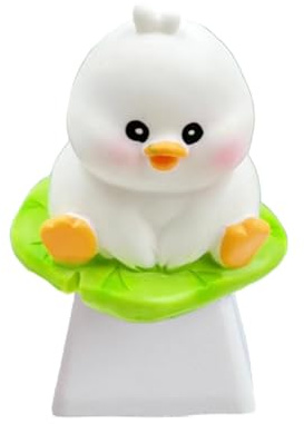 Playful 3D Duck Keycap Oem Height For Mechanical Keyboard Users ABS Keycap To Typing