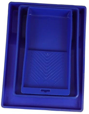 DIYEAH 3 Piezas Bandejas para Pintura Bandejas de Aplicación de Pintura de Limpiar de Resistentes para Uso Doméstico y Comercial para y Proyectos de