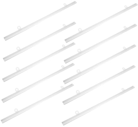 SMASOLO 10pcs Pvc Poster Hanging Poles for Convenient Fixation and Multi-use in Supermarkets and Advertising Displays in Malls Easy to Install Poster Rail Bars for Displaying and Artwork